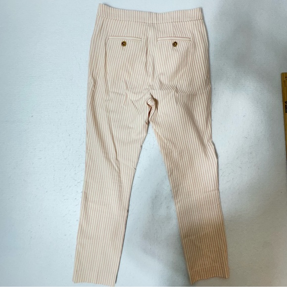 Anthropologie Pilcro Blushed Stripe Crops Pants Sz 2 - Picture 12 of 13